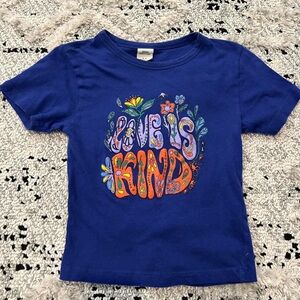 “Love is Kind” Urban Outfitters Baby Tee / Blue Baby Tee